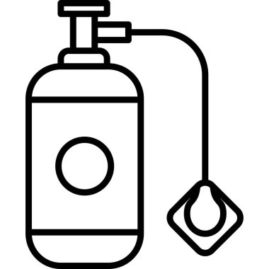 Şişe. Web simgesi basit illüstrasyon