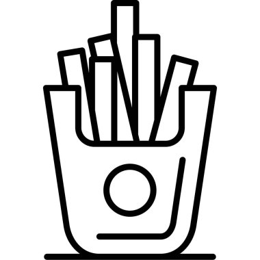 Gıda simgesinin vektör illüstrasyonu