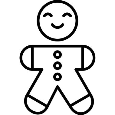 Noel 'de. Web simgesi basit illüstrasyon