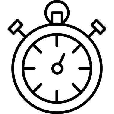 saat durdurma simgesi ana hat biçiminde