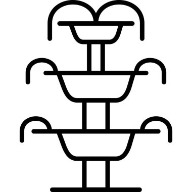 Bebek partisi ikonu. Beyaz arkaplanda izole edilmiş web tasarımı için duş duş vektörü simgesi