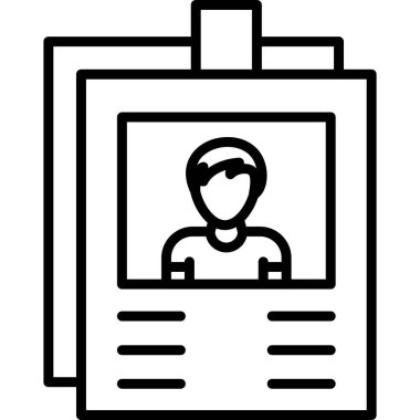 Resim çerçeveli fotoğraf vektörü illüstrasyonlu adam