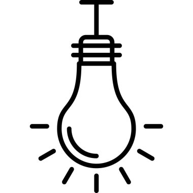 ampul ışık fikir simgesi