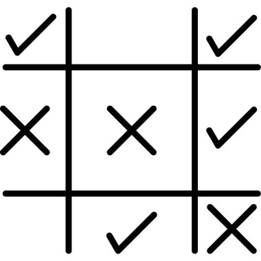 Bir dizi farklı simgenin vektör illüstrasyonu