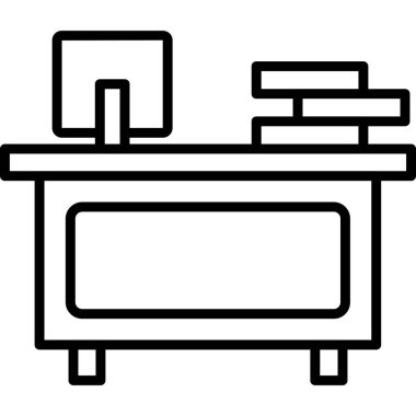 Yazıcı web simgesi, vektör çizim