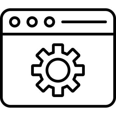 Web ayarı simgesi, satır biçimi