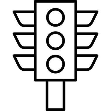 Trafik ışığı. Web simgesi