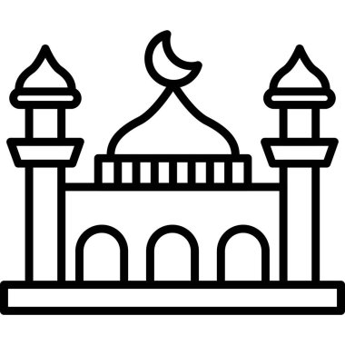 cami binası simgesi, özet biçimi