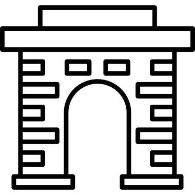 Kapı kapısı simgesi, taslak biçimi