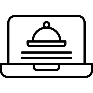 Çevrimiçi Yemek. Basit tasarım