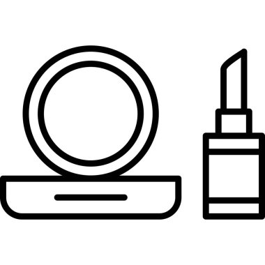 güzellik kozmetik krem ikonu, özet tarzı