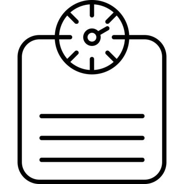 kontrol listesi simgesi, vektör illüstrasyonu