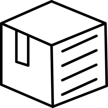 dosya kutusu dağıtım simgesi ana hat biçiminde