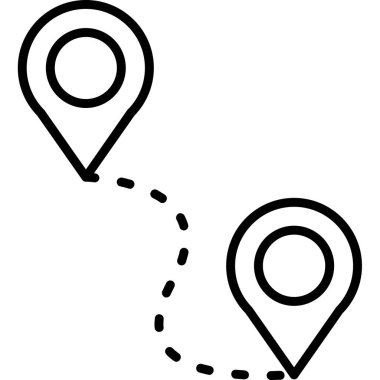 GPS konum simgesi. beyaz arkaplanda izole edilmiş web tasarımı için konum konum konum vektörü simgesi