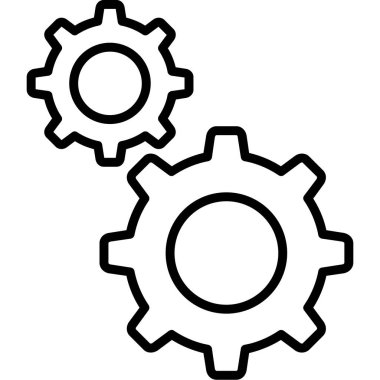 Teçhizat Web simgesi basit illüstrasyon