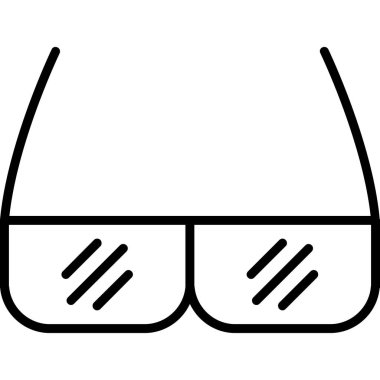 undershirt simgesi, outline biçimi