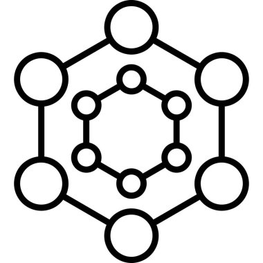 ağ simgesi, vektör illüstrasyonu