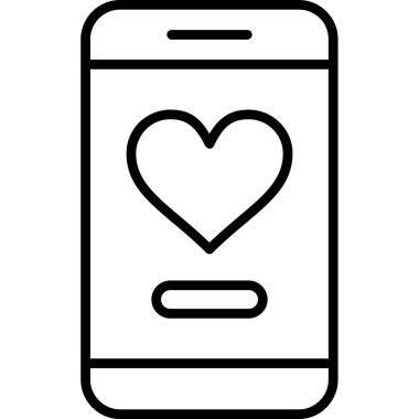 cep telefonu ikonu vektör illüstrasyonu