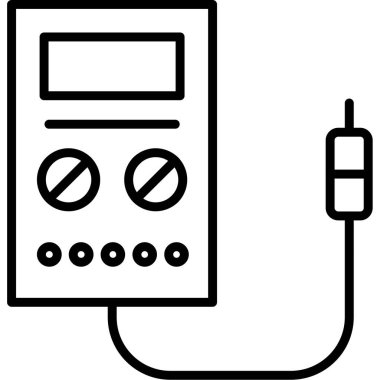 Elektronik. Web simgesi basit illüstrasyon