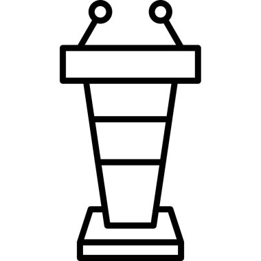 Koni simge vektör çizim