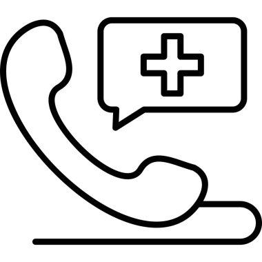 Çağrı merkezi. Web simgesi basit tasarım