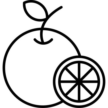 Meyve. Web simgesi basit illüstrasyon