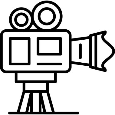 video kamera vektör illüstrasyonu