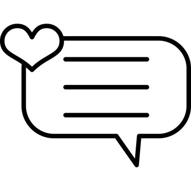 kabarcık sohbet iletişim simgesi