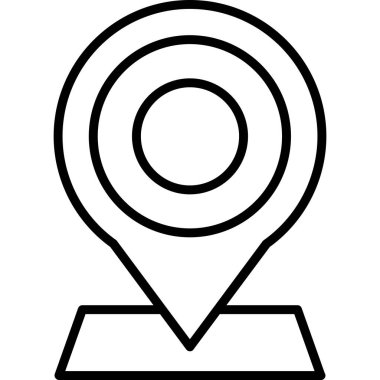 harita işaretçi gezinti simgesi