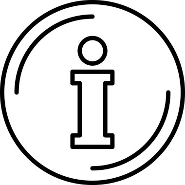 Bilgi simge vektör çizim