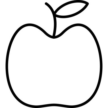 elma sağlıklı organik simge