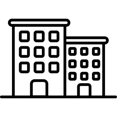 şehir vektör simgesi oluşturuluyor