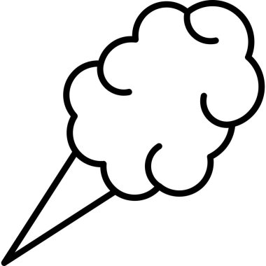 dondurma ikonu vektör illüstrasyonu