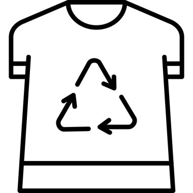 Geri dönüşüm simgesi vektör resimlemesi