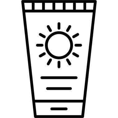 Güneş. Web simgesi basit illüstrasyon