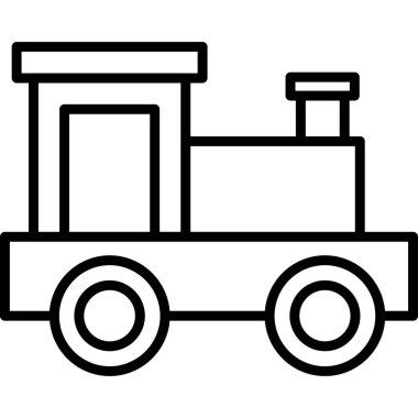 Kamyon. Web simgesi basit illüstrasyon