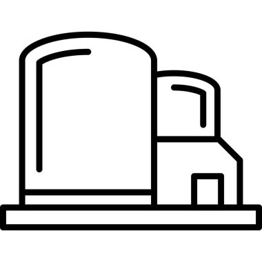 mezar. Web simgesi basit illüstrasyon