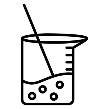 içecek vektör çizgisi simgesi