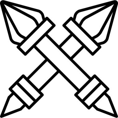 Balta simgesi tasarımı vektör çizimi