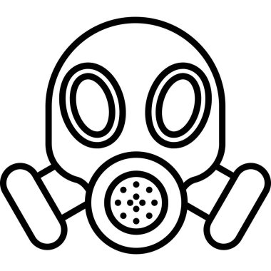 Gaz maskesi simgesi, özet biçimi