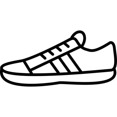Spor ayakkabı simgesi, taslak biçimi