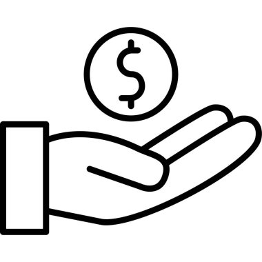 para eli ile para simgesi, özet biçimi