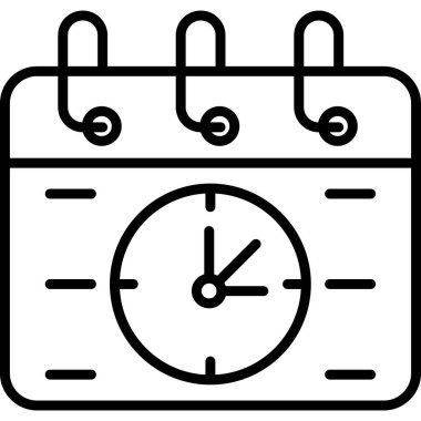 Alarm saat simgesi, özet biçimi