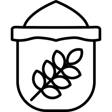 Yemek. Web simgesi basit illüstrasyon