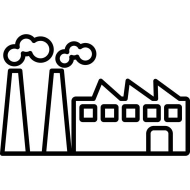 Fabrika Binası simgesi, anahat stili