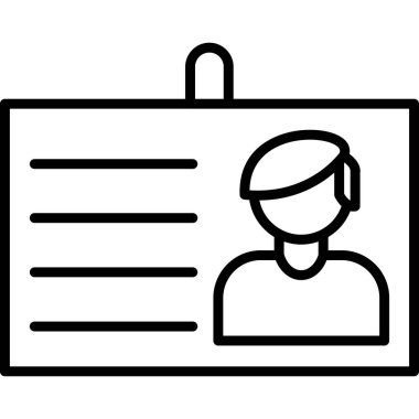 İş görüşmesi satırı simgesi.