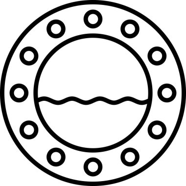 Çizgi film simgesinin vektör çizimi