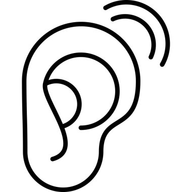 Kulak simgesi, dış hat biçimi