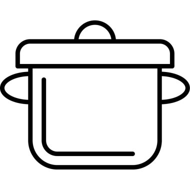 esrar pişirme yemek simgesi ana hatlarıyla