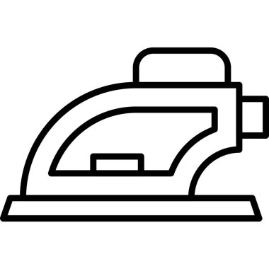 Elektrik demir simgesi, anahat stili